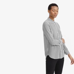 Everlane the clean relaxed silk shirt